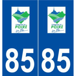85 Le Poiré-sur-Vie logo autocollant plaque stickers ville
