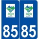 85 Le Poiré-sur-Vie logo autocollant plaque stickers ville