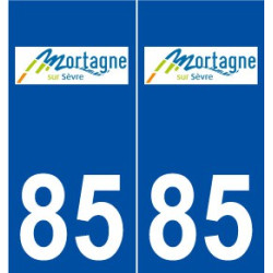 85 Mortagne-sur-Sèvre logo autocollant plaque stickers ville