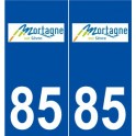 85 Mortagne-sur-Sèvre logo autocollant plaque stickers ville
