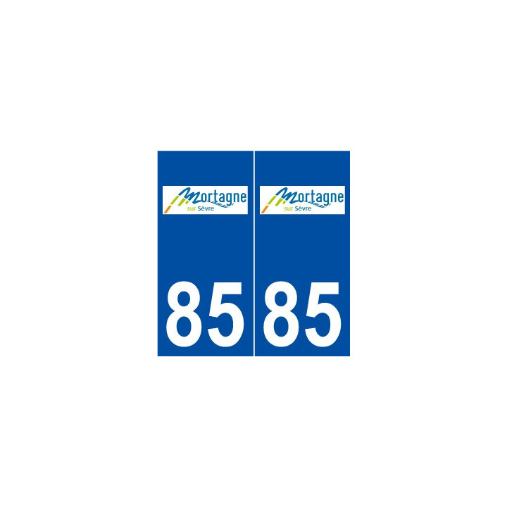 85 Mortagne-sur-Sèvre logo autocollant plaque stickers ville