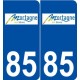 85 Mortagne-sur-Sèvre logo autocollant plaque stickers ville