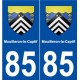 85 Mouilleron-le-Captif blason autocollant plaque stickers ville