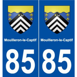 85 Mouilleron-le-Captif blason autocollant plaque stickers ville