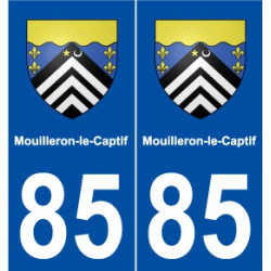 85 Mouilleron-le-Captif blason autocollant plaque stickers ville