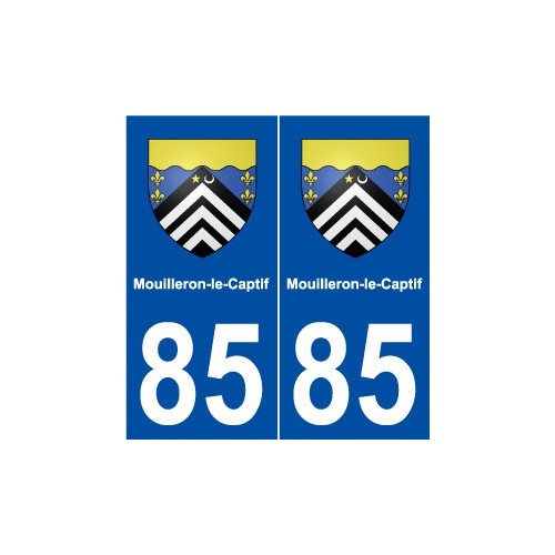85 Mouilleron-le-Captif blason autocollant plaque stickers ville