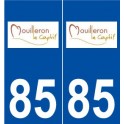 85 Mouilleron-le-Captif logo autocollant plaque stickers ville