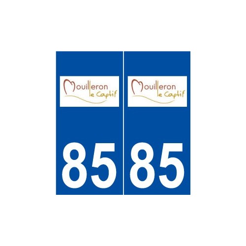 85 Mouilleron-le-Captif logo autocollant plaque stickers ville
