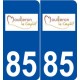 85 Mouilleron-le-Captif logo autocollant plaque stickers ville