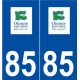 85 Olonne-sur-Mer logo autocollant plaque stickers ville