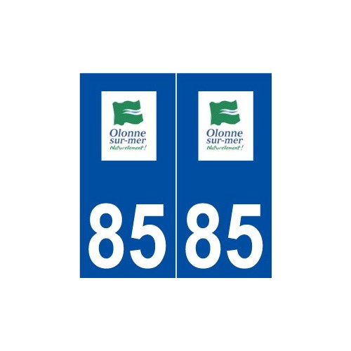 85 Olonne-sur-Mer logo autocollant plaque stickers ville