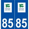 85 Olonne-sur-Mer logo autocollant plaque stickers ville