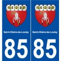 85 Saint-Hilaire-de-Loulay blason autocollant plaque stickers ville