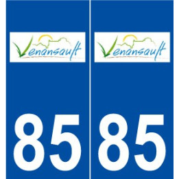 85 Venansault logo autocollant plaque stickers ville