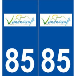 85 Venansault logo autocollant plaque stickers ville