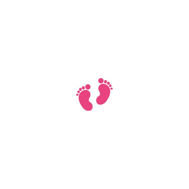 Autocollant pied empreinte sticker couleur