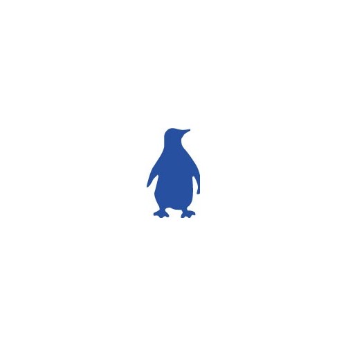Autocollant Pingouin sticker couleur 