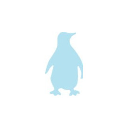 Autocollant Pingouin sticker couleur 