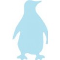 Aufkleber Pinguin sticker himmel und eis