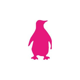Autocollant Pingouin sticker couleur 