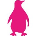 Aufkleber Pinguin sticker farbe 