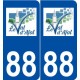 88 Le Val-d'Ajol logo autocollant plaque stickers ville