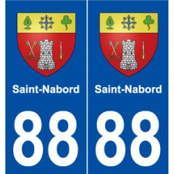 88 Saint-Nabord blason autocollant plaque stickers ville