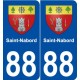 88 Saint-Nabord blason autocollant plaque stickers ville