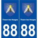 88 Thaon-les-Vosges blason autocollant plaque stickers ville