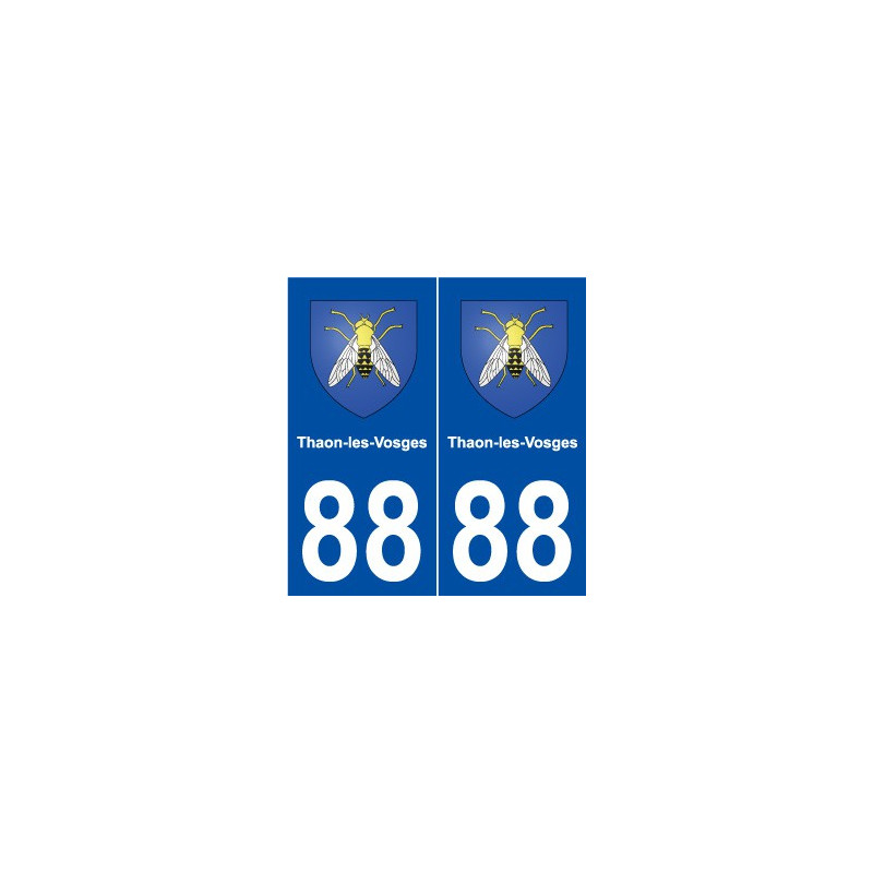 88 Thaon-les-Vosges blason autocollant plaque stickers ville