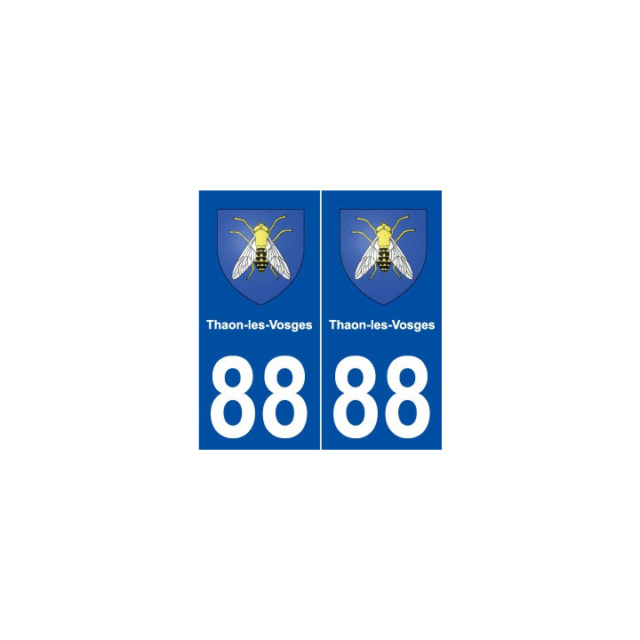 88 Thaon-les-Vosges blason autocollant plaque stickers ville