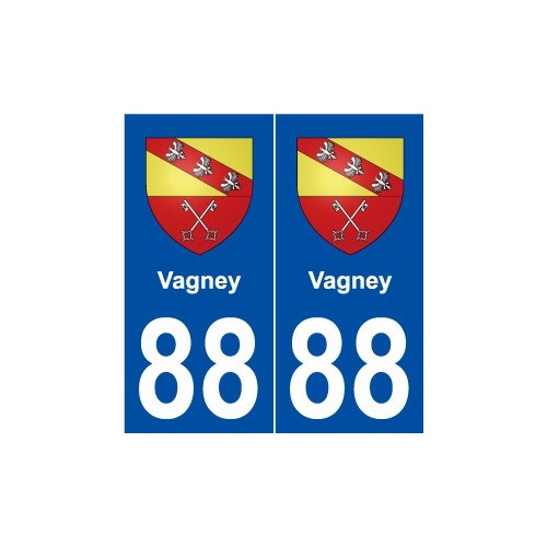 88 Vagney blason autocollant plaque stickers ville