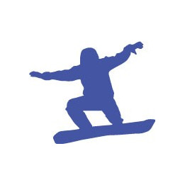Autocollant snowboard sticker ski couleur