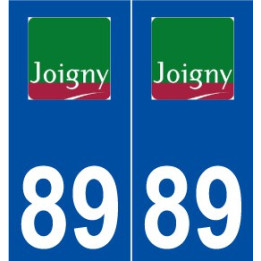 89 Joigny logo autocollant plaque stickers ville