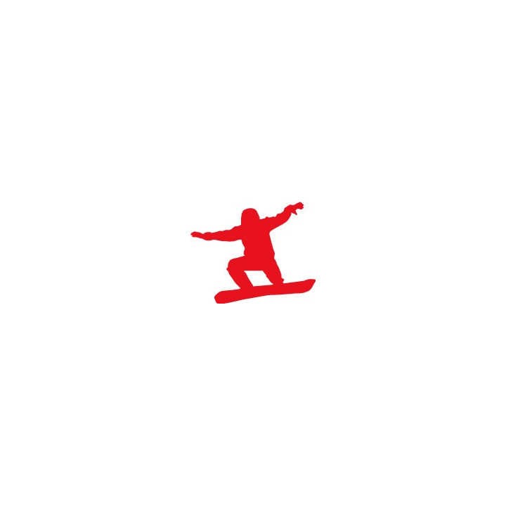 Autocollant snowboard sticker ski couleur logo 1
