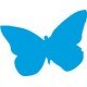 Autocollant Papillon sticker couleur logo 1