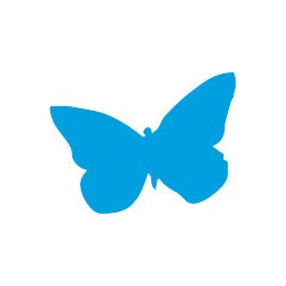 Autocollant Papillon sticker couleur logo 1