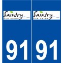 91 Saintry-sur-Seine logo autocollant plaque stickers ville
