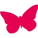 Etiqueta engomada de la Mariposa de la mariposa etiqueta engomada de la rosa logo 1
