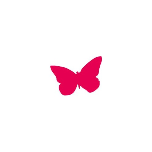 Autocollant Papillon butterfly sticker rose
