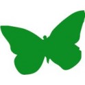 Etiqueta engomada de la Mariposa etiqueta engomada logotipo de color 1