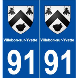 91 Villebon-sur-Yvette blason autocollant plaque stickers ville