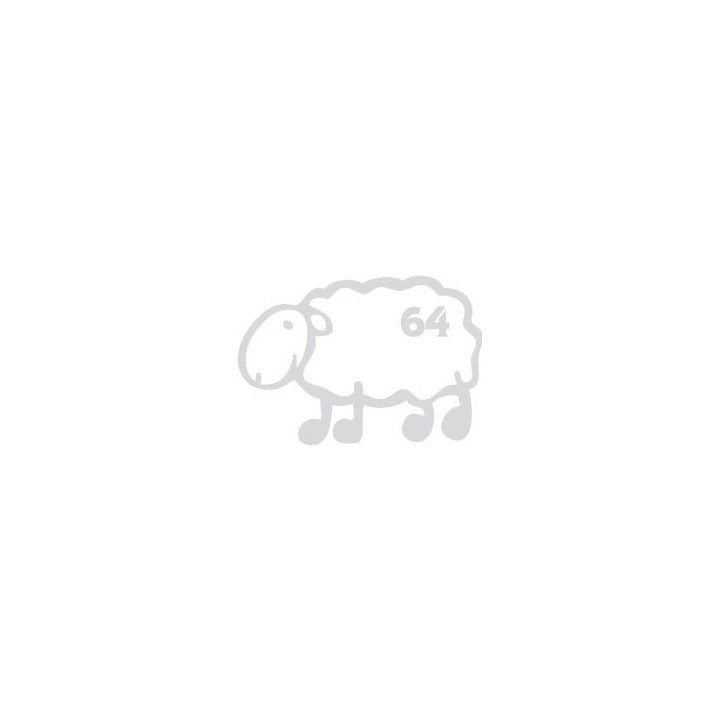Autocollant mouton basque 64 sticker noir