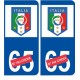 italie foot euro numéro choix autocollant plaque sticker