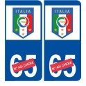 italie foot euro numéro choix autocollant plaque sticker