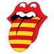 Autocollant Rolling stones langue Catalan Catalunya logo2