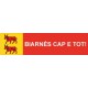 Aufkleber "Biarnés Cap E Tot !" sticker kleber Béarn Biarn