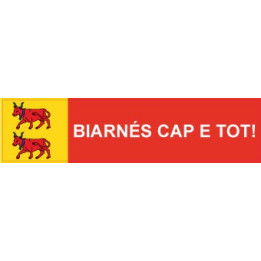 Autocollant "Biarnés Cap E Tot !" sticker adhesif