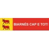 Autocollant "Biarnés Cap E Tot !" sticker adhesif Béarn Biarn