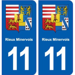 11 Pennautier blason ville autocollant plaque stickers
